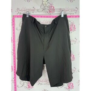 FJ shorts Black Flat-Front Men's Shorts